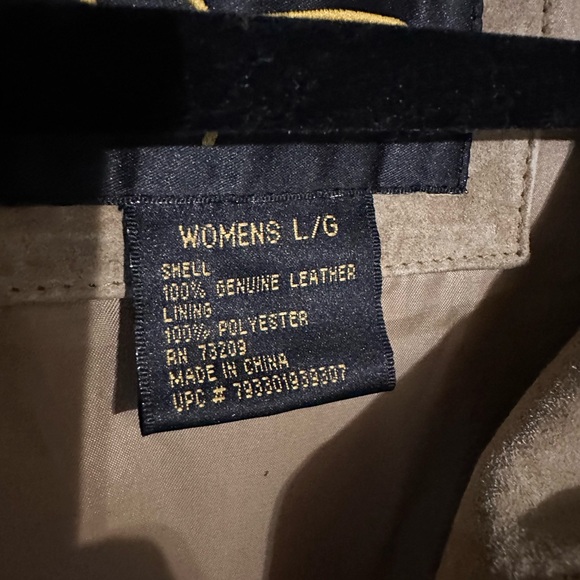 Fabio leather suede jacket large - Picture 4 of 4